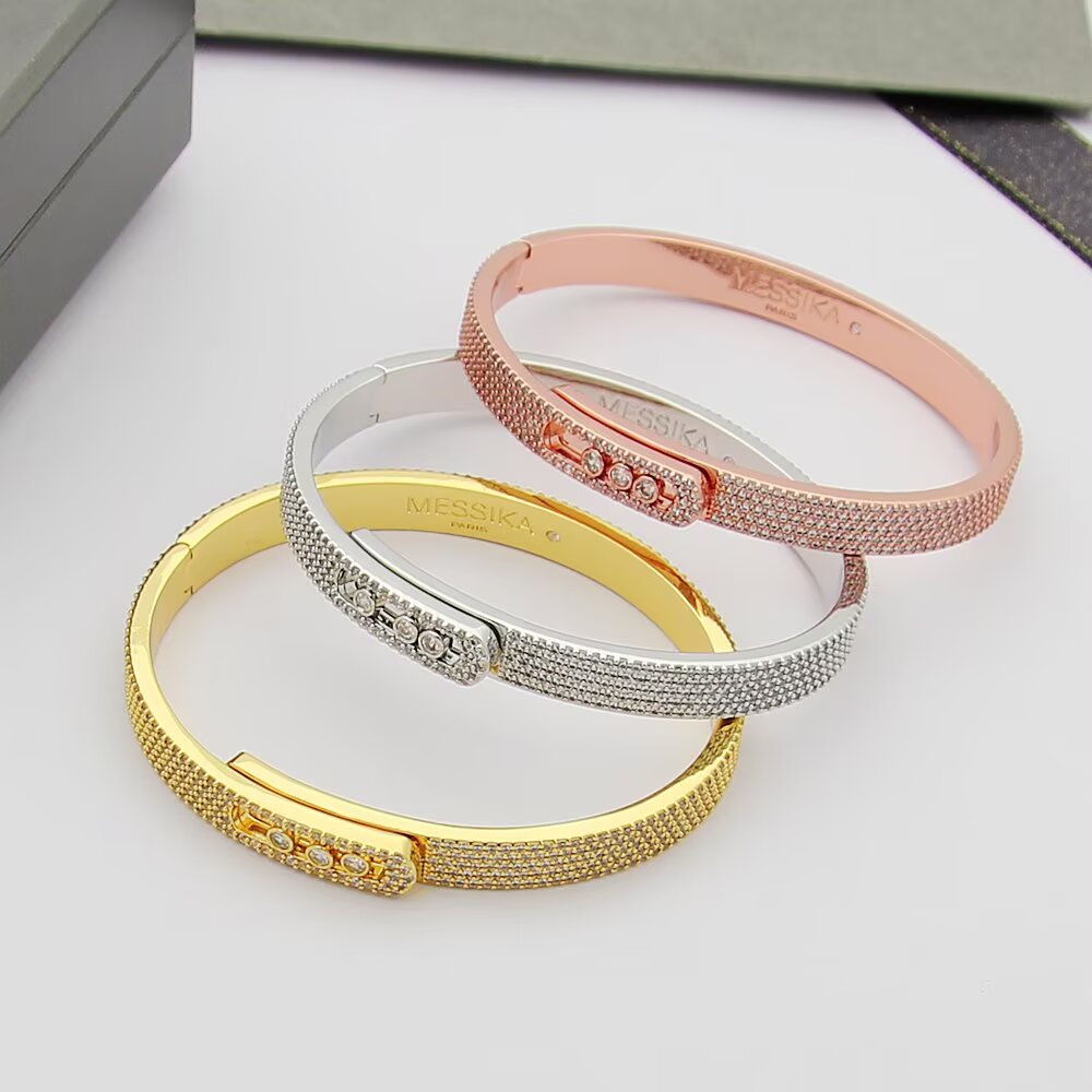 [Plus&Max]Move Noa Full Pavé Diamond Bangle Bracelet