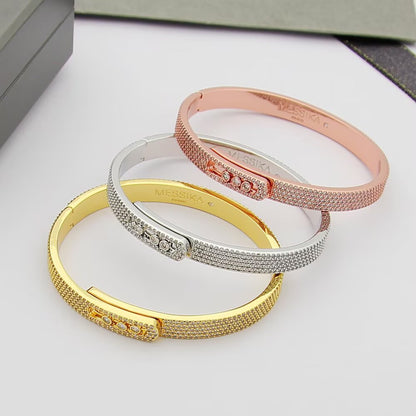 [Plus&Max]Move Noa Full Pavé Diamond Bangle Bracelet