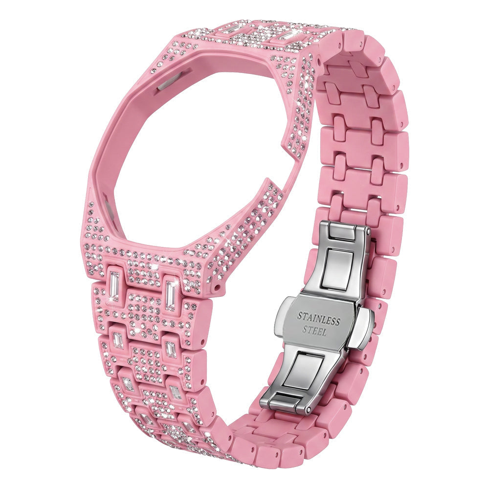 [Plus&Max]Royal Oak Pop Exclusive Bioceramic Case & Bioceramic Strap Full Diamond