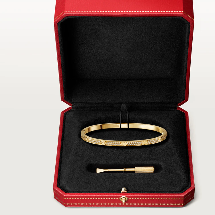 [Plus&Max]LOVE BRACELET 3.65MM DIAMOND-PAVED
