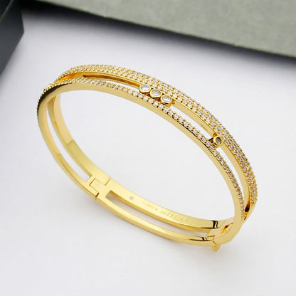 [Plus&Max]Move Romane pavé bangle
