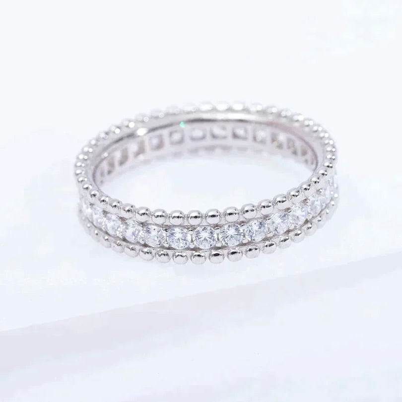 [Plus&Max]PERLEE DIAMOND SILVER RING