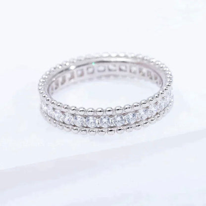 [Plus&Max]PERLEE DIAMOND SILVER RING