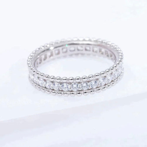 [Plus&Max]PERLEE DIAMOND SILVER RING