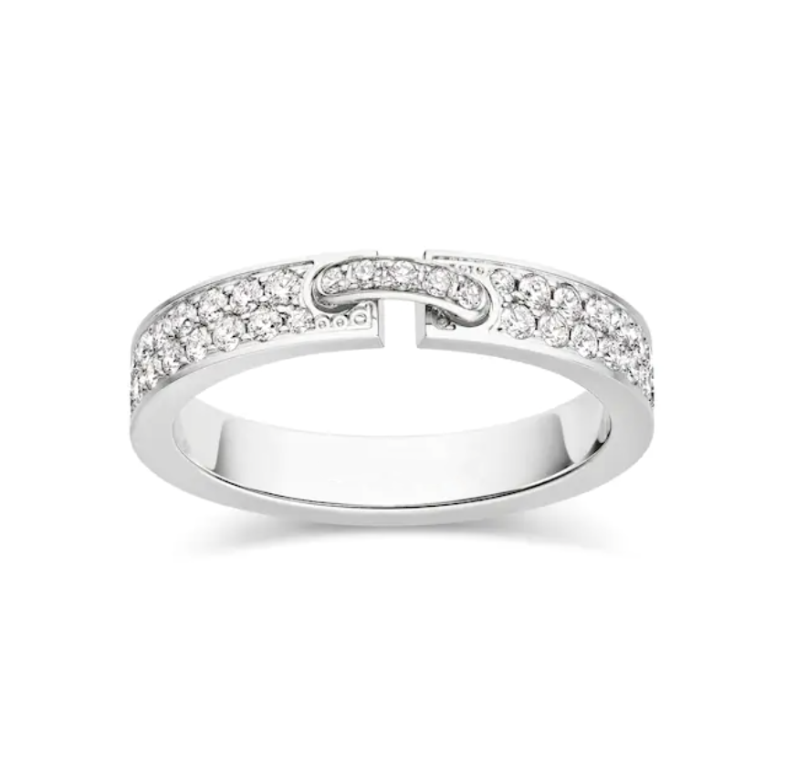 [Plus&Max]ALLIANCE LIENS VIDENCE PAVED DIAMOND 4MM RING