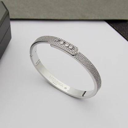 [Plus&Max]Move Noa Full Pavé Diamond Bangle Bracelet