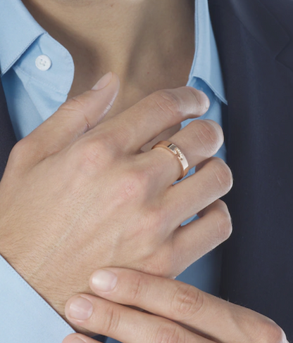 [Plus&Max]ALLIANCE LIENS VIDENCE DIAMOND 4MM RING