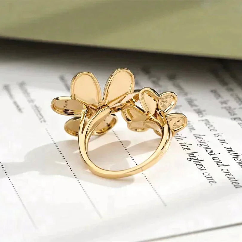 [Plus&Max]CLOVER COMOS GOLD DIAMOND RING