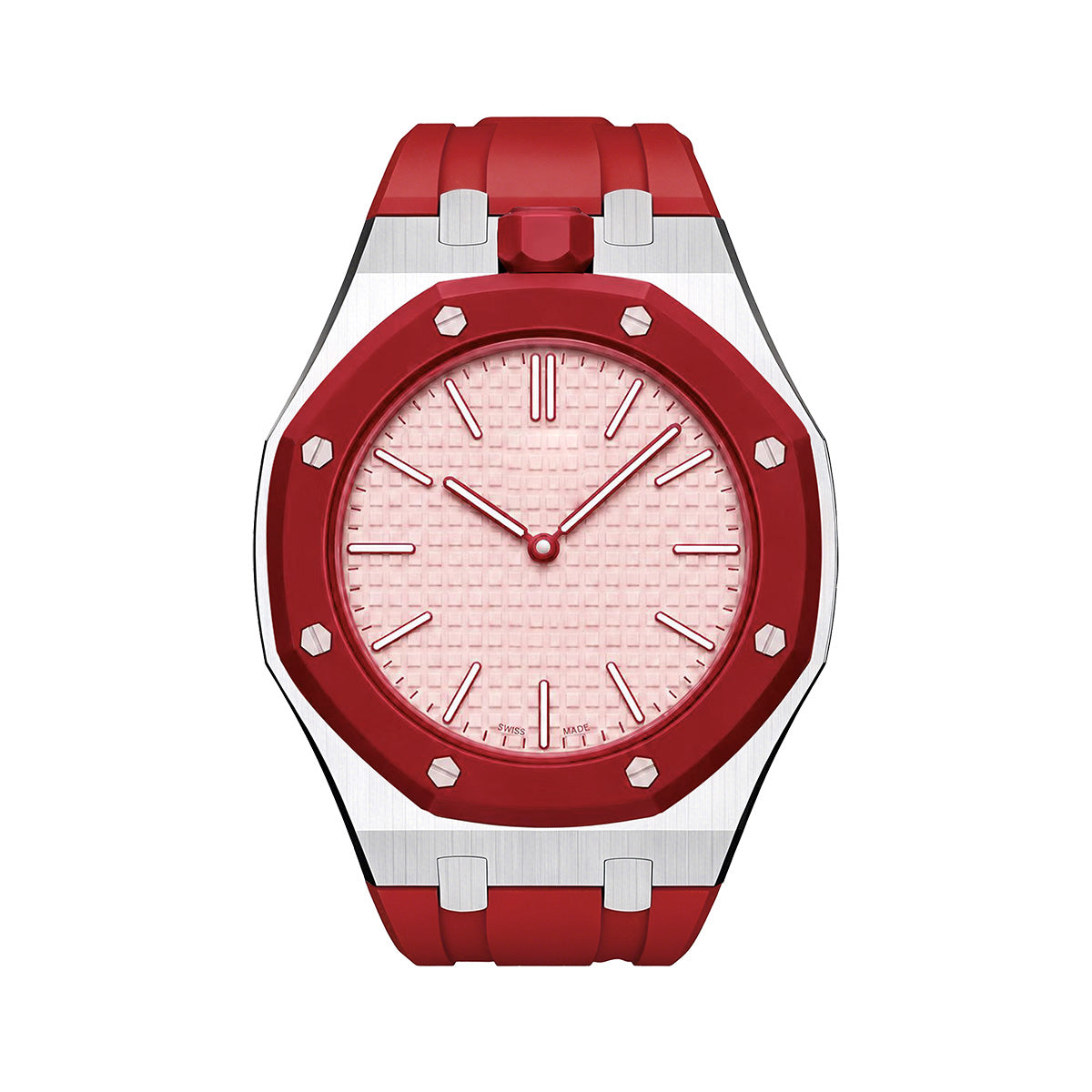 [Plus&Max]ROYAL OAK POP EXCLUSIVE STEEL CASE & SILICONE STRAP