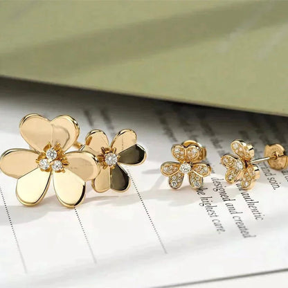 [Plus&Max]CLOVER COMOS GOLD DIAMOND RING