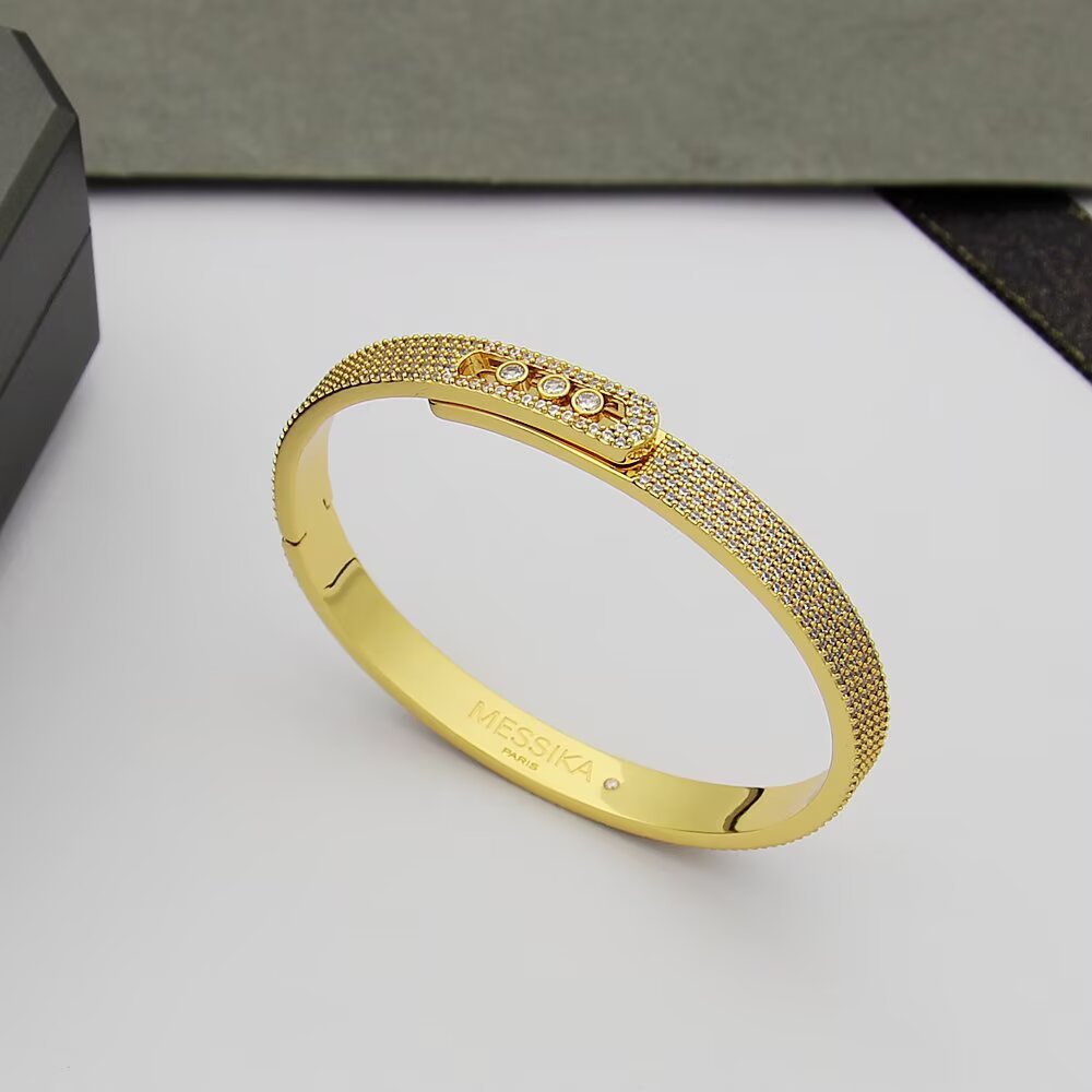 [Plus&Max]Move Noa Full Pavé Diamond Bangle Bracelet