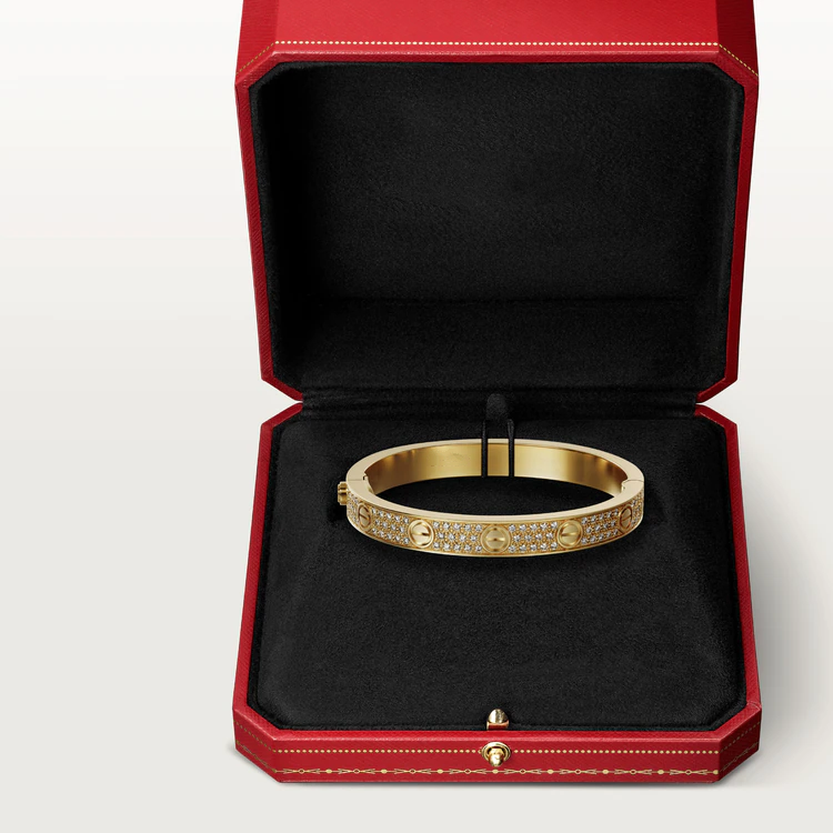 [Plus&Max]LOVE BRACELET 6.1MM DIAMOND-PAVED