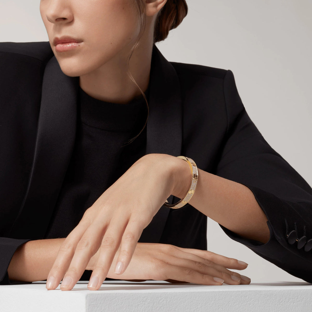 [Plus&Max]LOVE BRACELET 6.1MM DIAMOND-PAVED