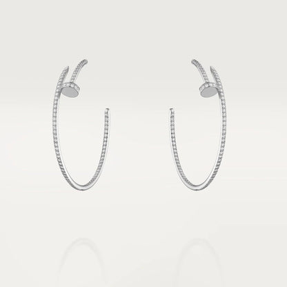 [Plus&Max]JUSTE EARRINGS FULL DIAMONDS 1.8MM