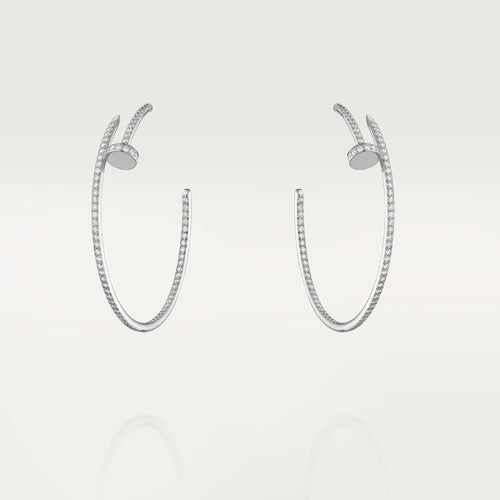 [Plus&Max]JUSTE EARRINGS FULL DIAMONDS 1.8MM