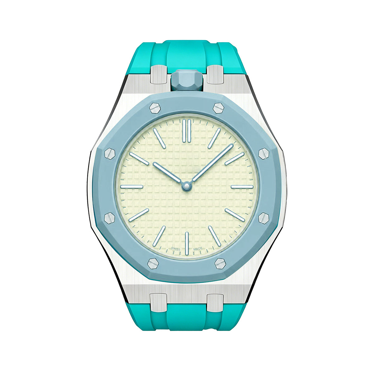 [Plus&Max]ROYAL OAK POP EXCLUSIVE STEEL CASE & SILICONE STRAP