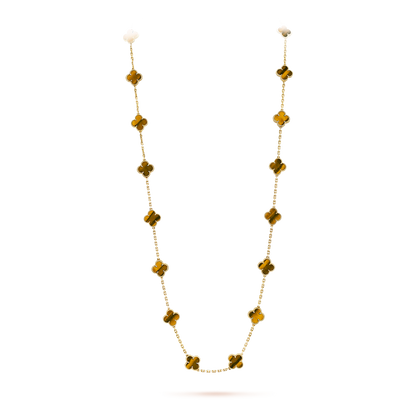 [Plus&Max]CLOVER 20 MOTIFS TIGER EYE ROSE GOLD