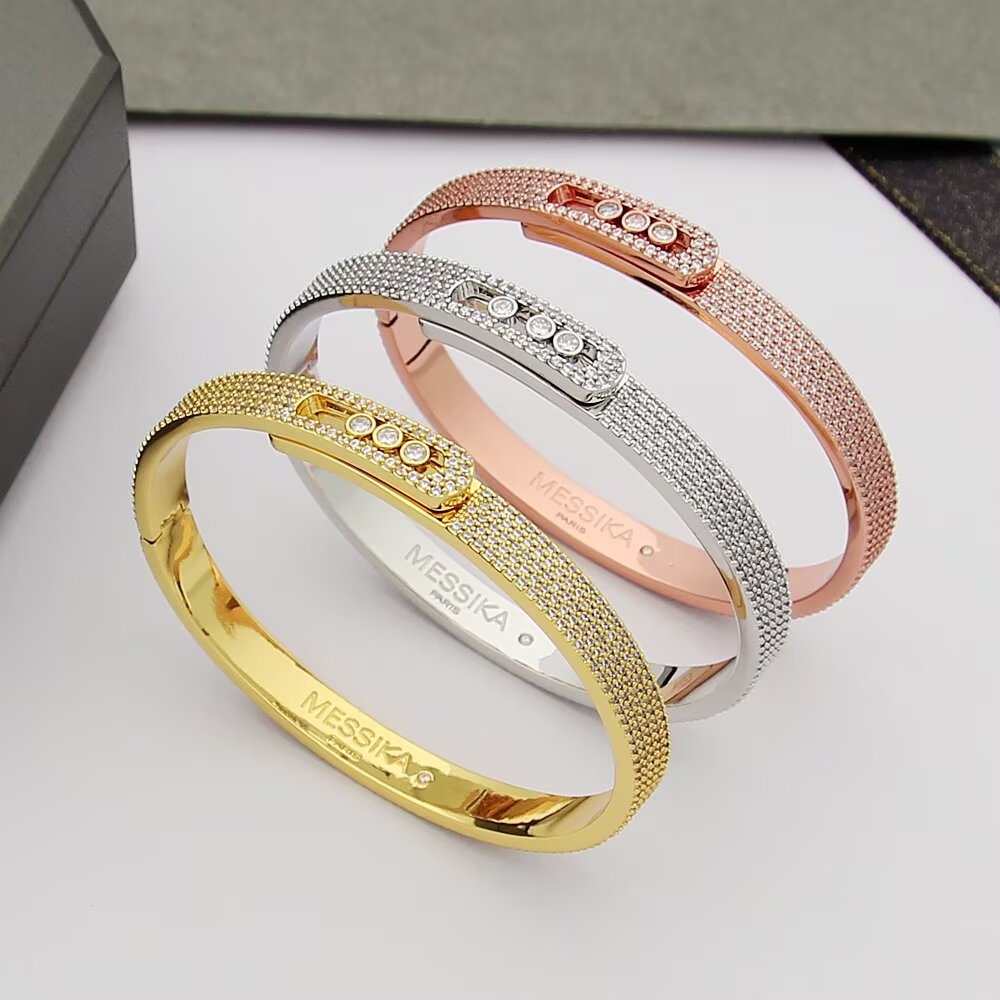 [Plus&Max]Move Noa Full Pavé Diamond Bangle Bracelet