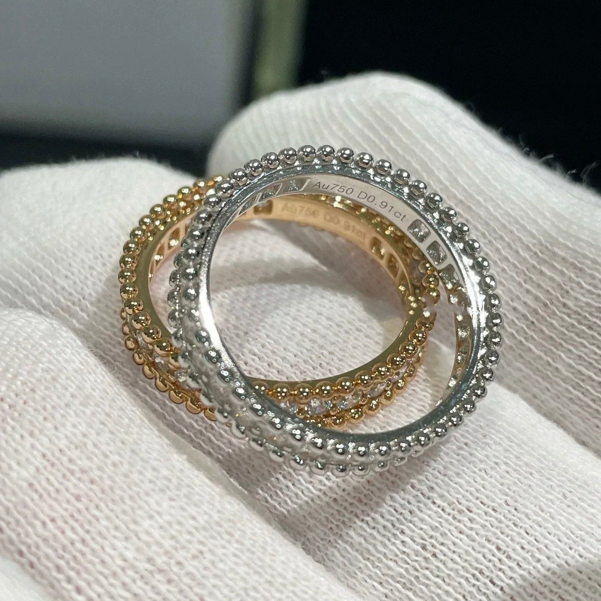 [Plus&Max]PERLEE DIAMOND ROSE GOLD RING