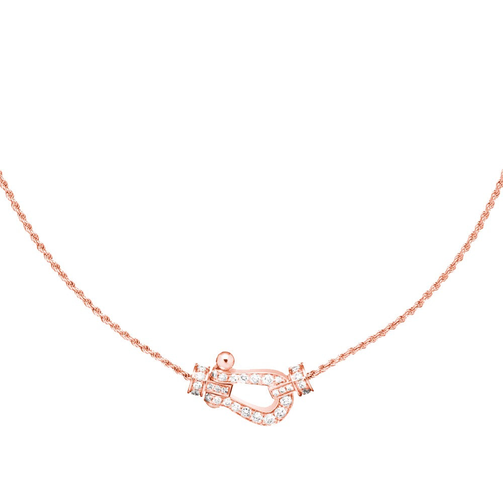 [Plus&Max]FORCE 10 PINK GOLD DIAMOND NECKLACE