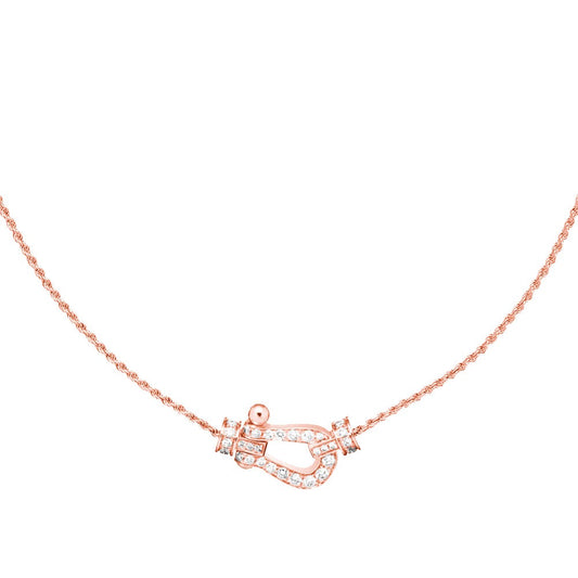 [Plus&Max]FORCE 10 PINK GOLD DIAMOND NECKLACE