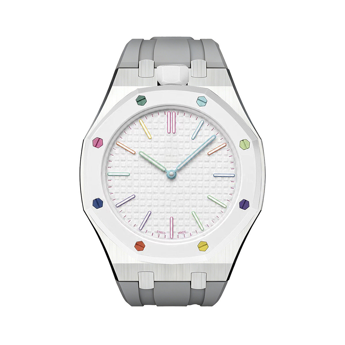 [Plus&Max]ROYAL OAK POP EXCLUSIVE STEEL CASE & SILICONE STRAP