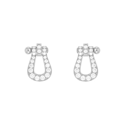 [Plus&Max]FORCE 10 FULL DIAMOND STUD EARRINGS MINI MODEL