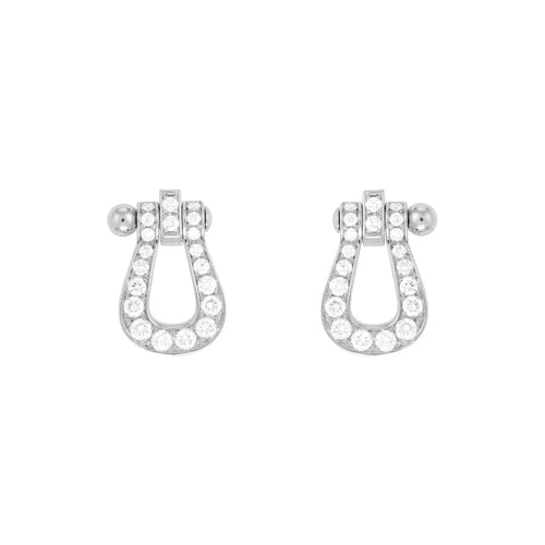 [Plus&Max]FORCE 10 FULL DIAMOND STUD EARRINGS MINI MODEL