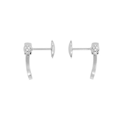 [Plus&Max]FORCE 10 FULL DIAMOND STUD EARRINGS MINI MODEL