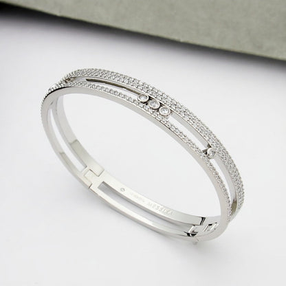 [Plus&Max]Move Romane pavé bangle