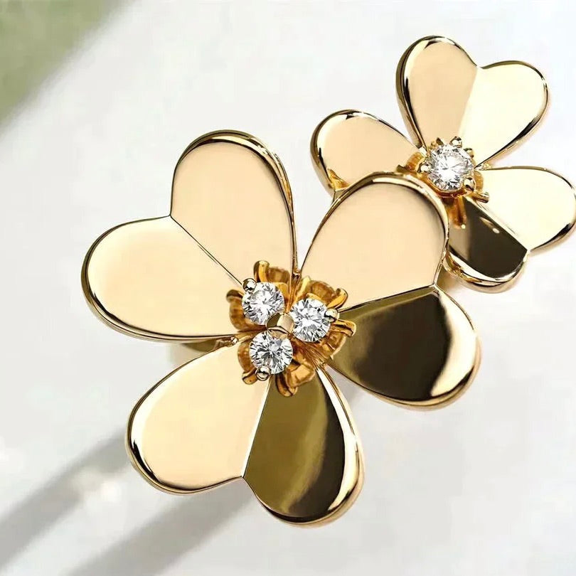 [Plus&Max]CLOVER COMOS GOLD DIAMOND RING