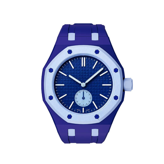 [Plus&Max]OAK POP EXCLUSIVE DARK BLUE AND LIGHT BLUE SILICONE STRAP
