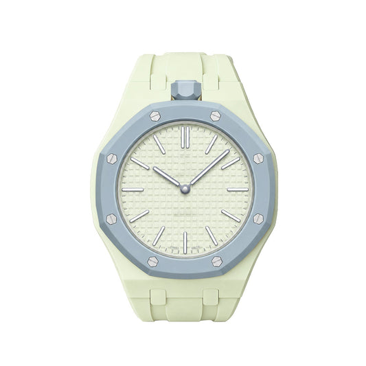 [Plus&Max]OAK POP EXCLUSIVE CREAMY YELLOW SILICONE STRAP