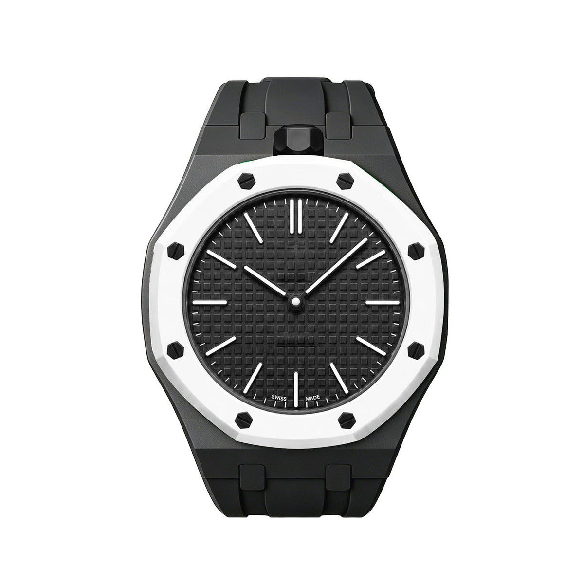 [Plus&Max]OAK POP EXCLUSIVE BLACK SILICONE STRAP