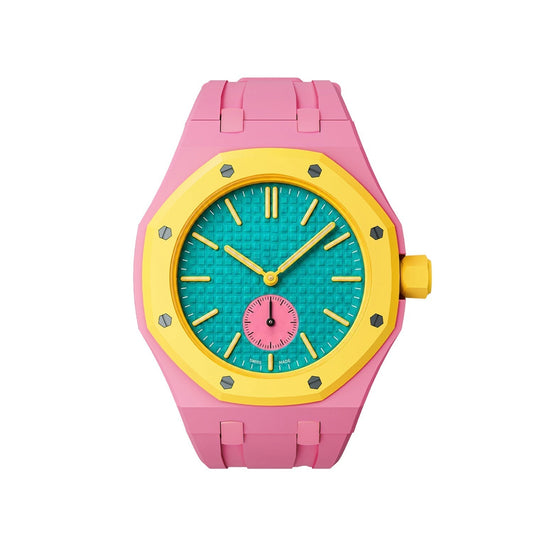 [Plus&Max]OAK POP EXCLUSIVE PINK SILICONE STRAP