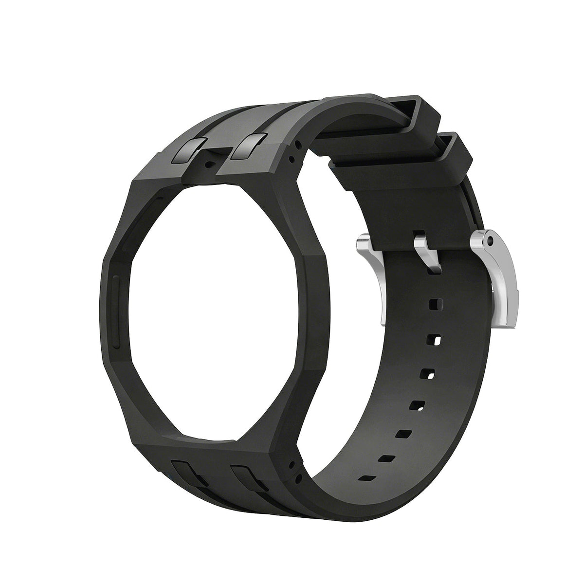 [Plus&Max]OAK POP EXCLUSIVE BLACK SILICONE STRAP