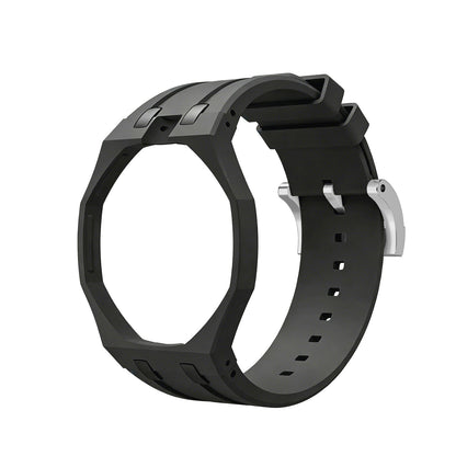 [Plus&Max]OAK POP EXCLUSIVE BLACK SILICONE STRAP