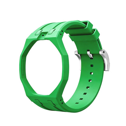 [Plus&Max]OAK POP EXCLUSIVE GREEN SILICONE STRAP