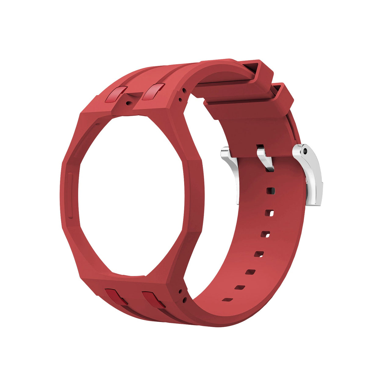 [Plus&Max]OAK POP EXCLUSIVE RED SILICONE STRAP