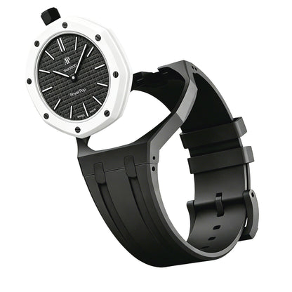 [Plus&Max]OAK POP EXCLUSIVE BLACK SILICONE STRAP