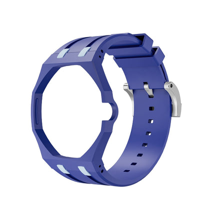 [Plus&Max]OAK POP EXCLUSIVE DARK BLUE AND LIGHT BLUE SILICONE STRAP