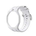 Oak Pop Exclusive  White Silicone Strap