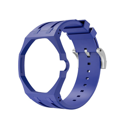 [Plus&Max]OAK POP EXCLUSIVE DARK BLUE SILICONE STRAP