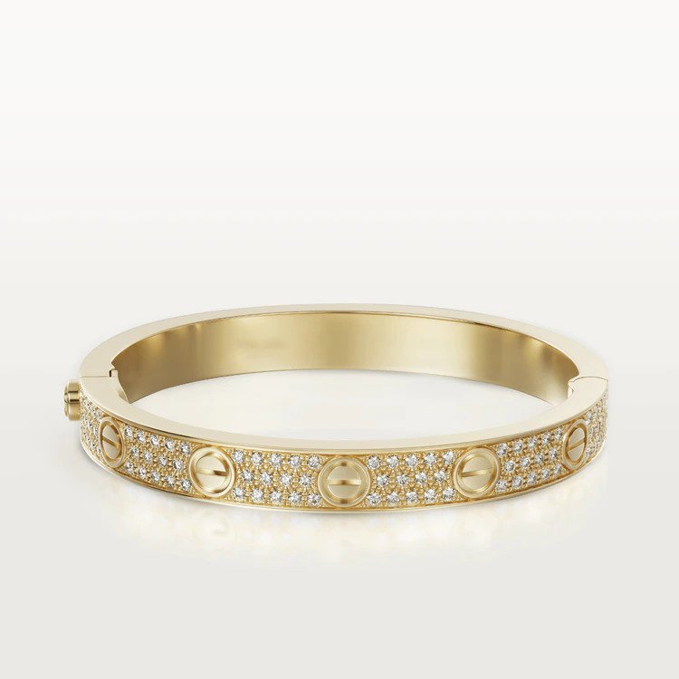 [Plus&Max]LOVE BRACELET 6.1MM DIAMOND-PAVED