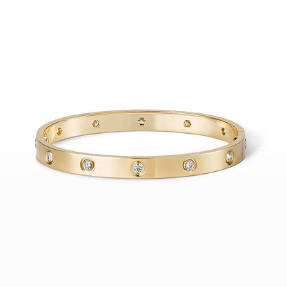 [Plus&Max]LOVE BRACELET 6.1MM 10 DIAMONDS