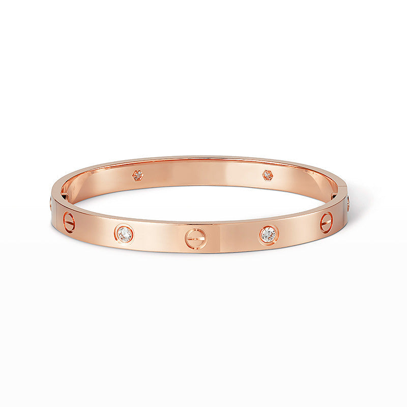 [Plus&Max]LOVE BRACELET 6.1MM 4 DIAMONDS