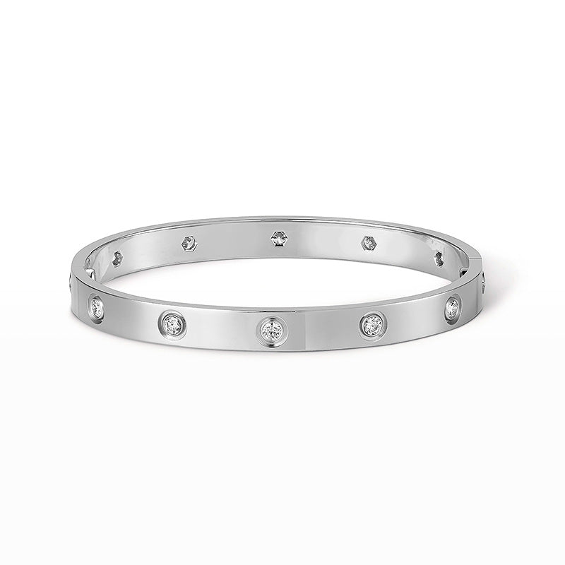 [Plus&Max]LOVE BRACELET 6.1MM 10 DIAMONDS