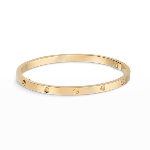 [Plus&Max]LOVE BRACELET 3.65MM 6 DIAMONDS