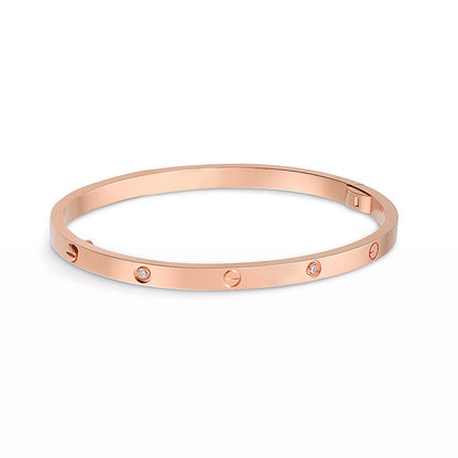 [Plus&Max]LOVE BRACELET 3.65MM 6 DIAMONDS