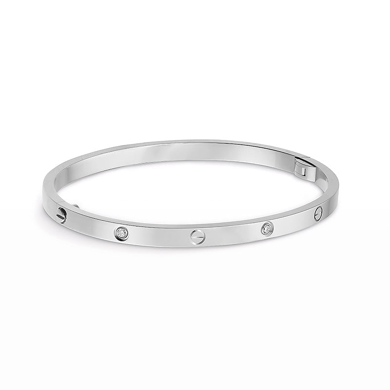 [Plus&Max]LOVE BRACELET 3.65MM 6 DIAMONDS
